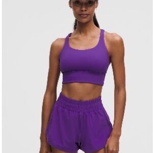Lululemon Energy Longline Sports bra medium support B-D